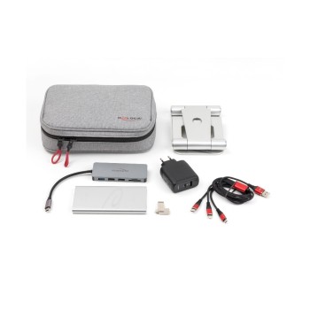 Delock Travel Kit 5 Tablet Edition, Docking,3/1 cable,Halterung,PBank, USB 64GB Delock Travel Kit 5 Tablet Edition, Docking,3/1 cable,Halterung,PBank, USB 64GB