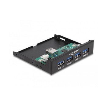 Delock USB Hub Front 4 Front 64166, extern:4x USB 3.2 Typ-A, intern: 1x USB 3.2 Delock USB Hub Front 4 Front 64166, extern:4x USB 3.2 Typ-A, intern: 1x USB 3.2