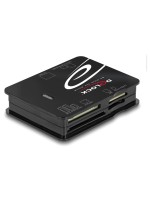 Delock 91007 Card Reader USB 2.0 All in 1, 6 Slots, für CF, SD, Micro SD, MS, xD, M2