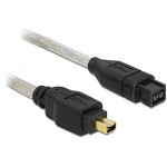câble FireWire IEEE 1394B 9Pol/4Pol, 2Meter