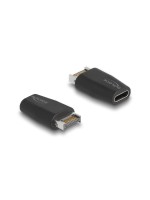 Delock USB3.2 Key A zu USB-C Adapter, Stecker zu Buchse, schwarz, bis zu 10 Gbps