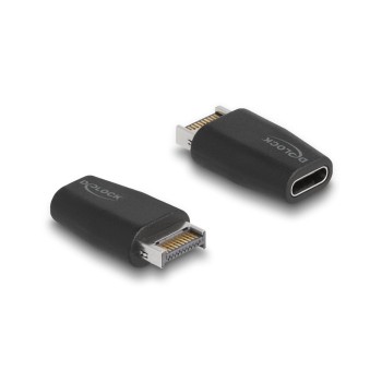 Delock USB3.2 Key A for USB-C Adapter, Stecker for Buchse, black , bis for 10 Gbps Delock USB3.2 Key A for USB-C Adapter, Stecker for Buchse, black , bis for 10 Gbps
