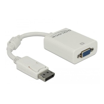 Monitoradapter DP for VGA-Bu white, Displayport Stecker for VGA 15pin Buchse Monitoradapter DP for VGA-Bu white, Displayport Stecker for VGA 15pin Buchse