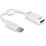 Monitoradapter DP pour HDMI-Bu blanc, DP Stecker pour HDMI-Bu blanc