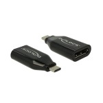 Delock Adapter USB-C for DisplayPort, DP Alt Mode, Stecker for Buchse, 4K60Hz