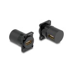 Delock HDMI type D femelle à femelle coudé à 90°