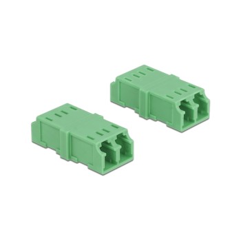 Delock Accouplement à fibre optique LC – LC Duplex Simple-mode 4 pièces Delock Accouplement à fibre optique LC – LC Duplex Simple-mode 4 pièces