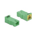 Delock LWL Kupplung mit Laserschutzklappe, SC Simplex Buchse-SC Simplex Buchse 4 Stück