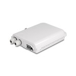 Delock Boitier de distribution de fibre optique IP65, 8 ports, Blanc