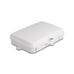 Delock Boitier de distribution de fibre optique IP65, 6 ports, Blanc