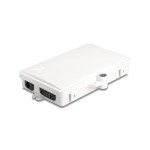 Delock Boitier de distribution de fibre optique IP65, 2 ports, Blanc