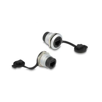 Delock RJ45 Cat.6 Einbaubuchse, with Staubschutzkappe