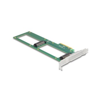 Delock PCI-Express4.0 x8 Karte for 2xIntern, U.2 NVMe SFF-8639 - Bifurcation Delock PCI-Express4.0 x8 Karte for 2xIntern, U.2 NVMe SFF-8639 - Bifurcation