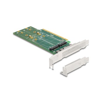 Delock PCI-Express4.0 x16 Karte for 4xIntern, U.2 NVMe M.2 KeyM 110mm SFF8639 Bifurcation Delock PCI-Express4.0 x16 Karte for 4xIntern, U.2 NVMe M.2 KeyM 110mm SFF8639 Bifurcation