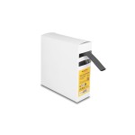 Delock Gaine thermorétractable Boîte avec adhésif intérieur 5 m x 12 mm Noir