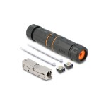 Delock Accouplement LSA – LSA, Cat.6A, IP68, noir 1 Pièce/s
