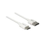 Delock Câble 4K 60Hz HDMI - Mini-HDMI (HDMI-C), 1.5 m, Blanc