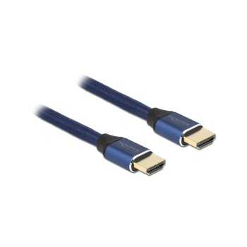 Delock Ultra High Speed HDMI cable, 8K 60Hz, zertifiziert, 3m, blue Delock Ultra High Speed HDMI cable, 8K 60Hz, zertifiziert, 3m, blue