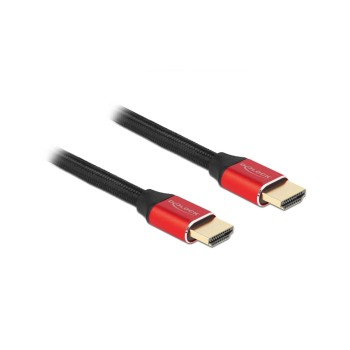 Delock Ultra High Speed HDMI cable, 8K 60Hz, zertifiziert, 1m, red Delock Ultra High Speed HDMI cable, 8K 60Hz, zertifiziert, 1m, red