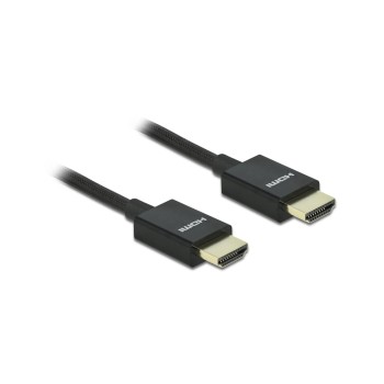 Delock High Speed HDMI cable 8K 60Hz, cableart: koaxial, black , 2m Delock High Speed HDMI cable 8K 60Hz, cableart: koaxial, black , 2m