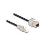 Delock cable RJ45 for Keystone Modul, Stecker for RJ45 Buchse, Cat.6A, 3m