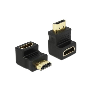 Delock Adaptateur 90° coudé en bas HDMI - HDMI Delock Adaptateur 90° coudé en bas HDMI - HDMI