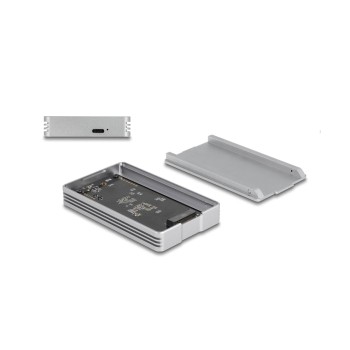 Delock USB4 40 Gbps Gehäuse, for 1xM.2 NVMe SSD - werkzeugfrei Delock USB4 40 Gbps Gehäuse, for 1xM.2 NVMe SSD - werkzeugfrei