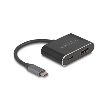 Delock USB Type-C Adapter for HDMI, 8K with HDR and Power Delivery 100 W