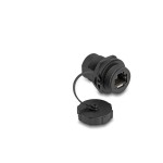 Delock RJ45 Cat.6A Kupplung Verschlusskappe, IP67, staub/wasserdicht, schwarz