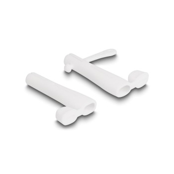 Delock Staubschutz USB-C/Lightning Stecker, Set 2 Stück, white Delock Staubschutz USB-C/Lightning Stecker, Set 2 Stück, white