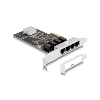 Delock PCI-Express x4 Karte 4x RJ45 Gigabit, LAN RTL8111 Delock PCI-Express x4 Karte 4x RJ45 Gigabit, LAN RTL8111