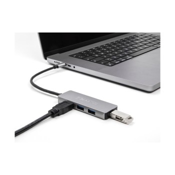 Delock USB 3.2 Gen 1 Type-C Hub, 4x USB Typ-A Buchsen seitlich Delock USB 3.2 Gen 1 Type-C Hub, 4x USB Typ-A Buchsen seitlich
