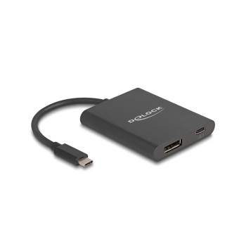 Delock USB Type-C Adapter for DisplayPort, 8K with HDR and Power Delivery 60 W