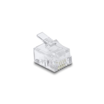 Delock RJ11 Modularer Stecker, 100 Stück Delock RJ11 Modularer Stecker, 100 Stück