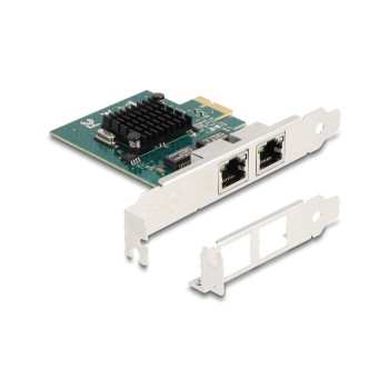 Delock PCI-Express x1 Karte 2xRJ45 Gigabit, LAN, BCM5720 Delock PCI-Express x1 Karte 2xRJ45 Gigabit, LAN, BCM5720