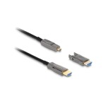 Delock Câble optique 5 en 1 HDMI, 10 m, 8K 60 Hz, active