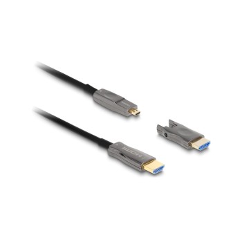 Delock Aktives Optisches 5 in 1 HDMI cable, 8K60Hz, 10m Delock Aktives Optisches 5 in 1 HDMI cable, 8K60Hz, 10m