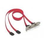 eSATA2 Bracket, 2x SATA2-2x eSATA2 Blende