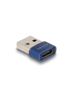 Delock USB2.0 Adapter A-Stecker for C-Buchse, bis 480 Mbps, blue