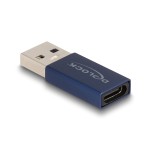 Delock Adaptateur USB 3.2 Gen 2 (10 Gbps) Connecteur USB A - Prise USB C