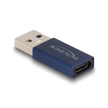 Delock USB3.2 Adapter A-Stecker for C-Buchse, bis 10 Gbps, blue