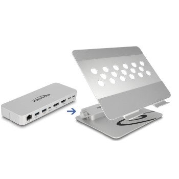 Delock 18442 Dockingstation USB-C, 4K - HDMI | DP | LAN | Hub | HDR | PD Delock 18442 Dockingstation USB-C, 4K - HDMI | DP | LAN | Hub | HDR | PD