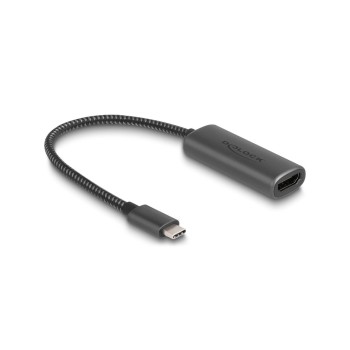 Delock USB Type-C Adapter for HDMI, 8K with HDR Funktion, Aluminium