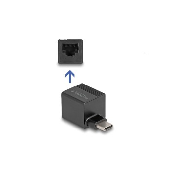 Delock USB Type-C Adapter, for Gigabit LAN mini
