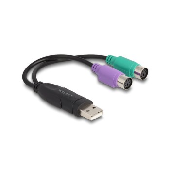 Keyboard / mouse Adapter, USB-2xPS/2, zum Anschl. von Keyb. & mouse an 1 USB Port Keyboard / mouse Adapter, USB-2xPS/2, zum Anschl. von Keyb. & mouse an 1 USB Port