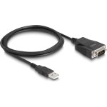 Delock Adapter USB 2 Typ A zu 1x Seriell, 232 D-Sub 9 Stecker, mit ESD Schutz