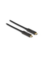 Delock Aktives USB Typ-C Video Kabel, 5m, Schwarz, Auflösung bis 3840 x 2160 @ 60 Hz