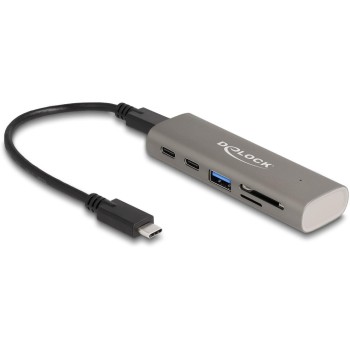Delock Hub USB 3x 10 Gbps USB Type-C et 1 x USB Type-C Delock Hub USB 3x 10 Gbps USB Type-C et 1 x USB Type-C