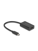 Delock Adapter HDMI Buchse zu USB-C Stecker, DP Alt Mode, 4K mit PD 100W