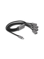 Delock 4 Port USB2.0 Kabel-Hub, mit USB-C anschluss, 60cm